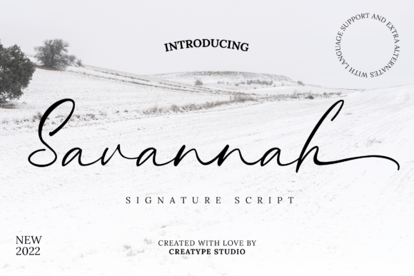 A Review of the Savannah Signature Font for Editorial Design