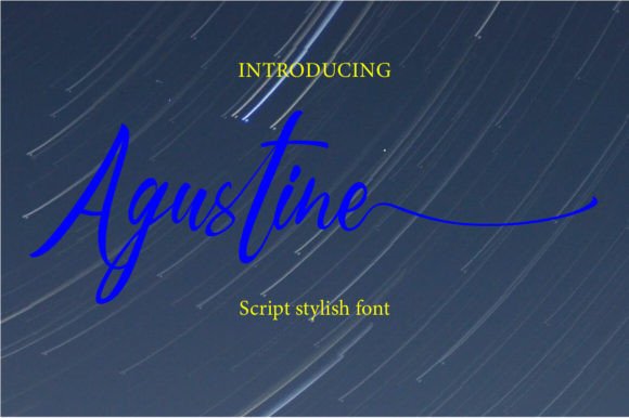Agustine: A Handwritten Font for Beautiful Business Branding