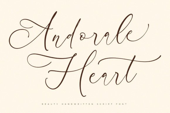 Andorale Heart: A Luxury Script Font Built for Modern Campaigns