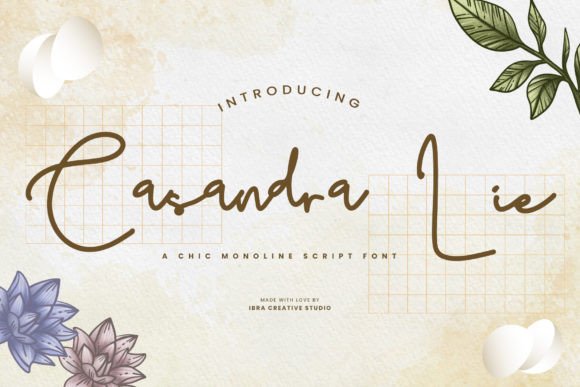 Casandra Lie: The Script Font for a Consistent Brand