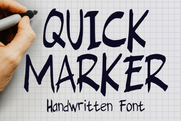 Choosing Quick Marker: A Skinny Script Font for Campaign Clarity