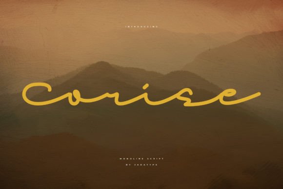 Corise: A Script Font for Editorial Tone and Visual Flow