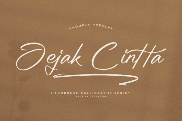 Designing with Jejak Cintta: A Handwritten Font for Romantic Brands