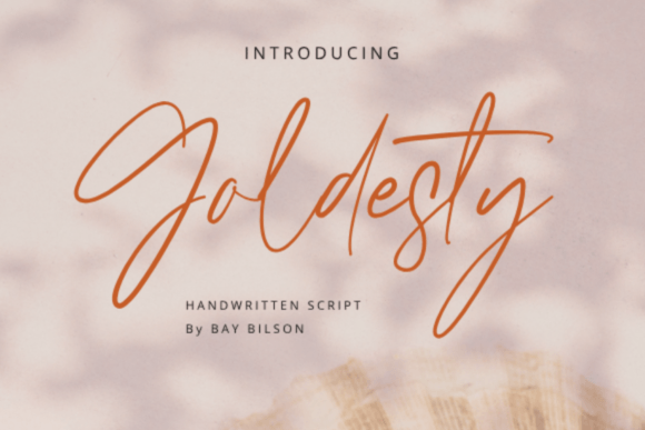 Goldesty: A Script Font Built for Elegant Brand Stories