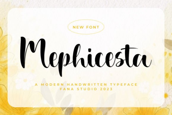 Mephicesta: A Script Font That Elevates Your Handmade Creations