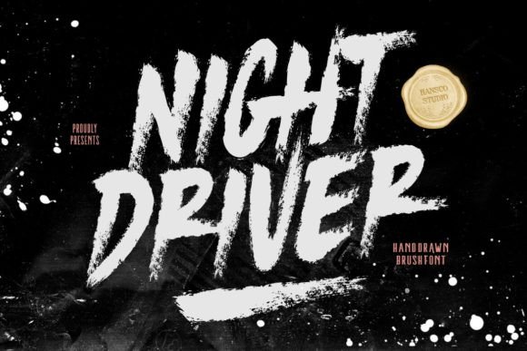 Night Driver: A Bold Editorial Font for Authentic Publishing