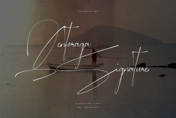 Qentoraga: A Signature Script Font for Editorial Personality