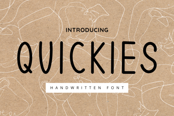 Quickies Font: A Friendly Handwritten Touch for Digital Design