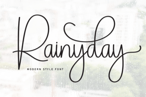 Rainyday Font Review: A Handwritten Script for Modern Branding