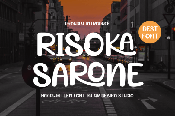 Risoka Sarone: A Script Font with Quiet Confidence