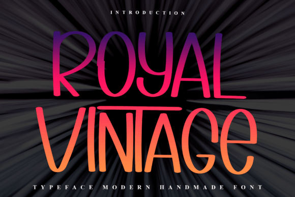Royal Vintage: A Festive Typeface for Editorial Charm
