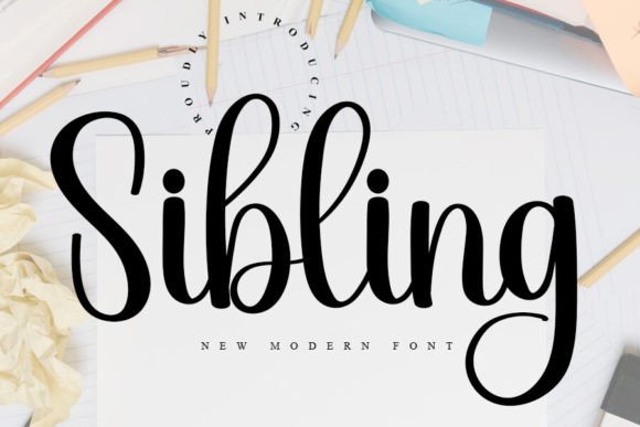 Sibling: The Craft-Friendly Script Font for Your Handmade Brand