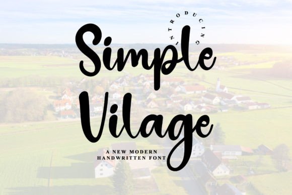 Simple Vilage: The Creative Font for Your Craft Projects