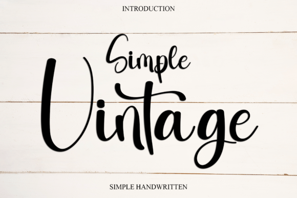 Simple Vintage Font Can Transform Your Brand Visuals