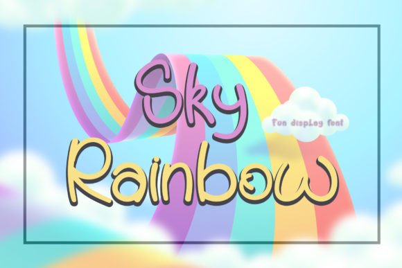 Sky Rainbow Font: A Versatile Handwritten Touch for Editorial Design