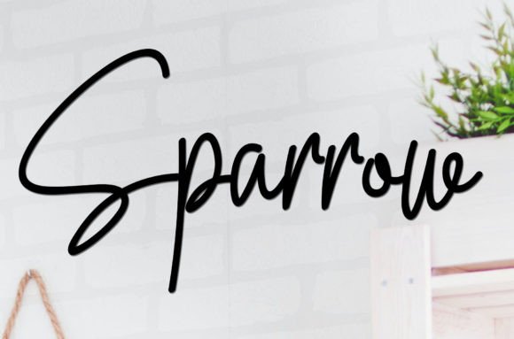 Sparrow: A Handwritten Font for Editorial Sophistication