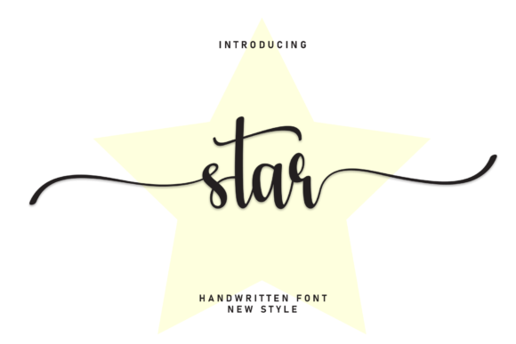 Star: A Script Font for Elegant Marketing Communication