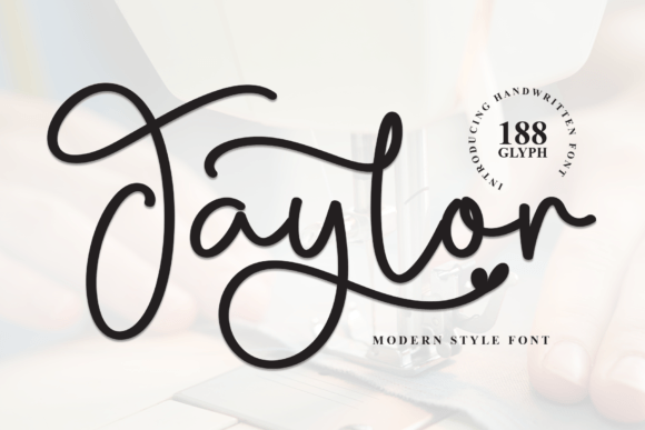 Taylor Font: A Timeless Handwritten Style for Your Craft Business