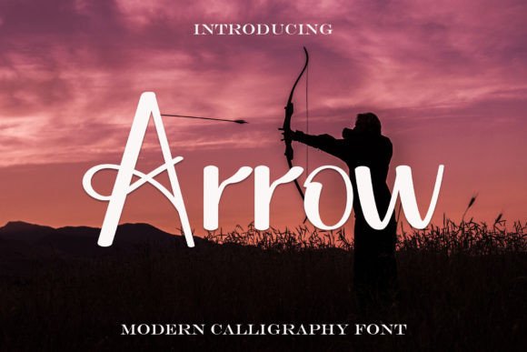The Arrow Font: A Distinct Handwritten Typeface for Digital Design