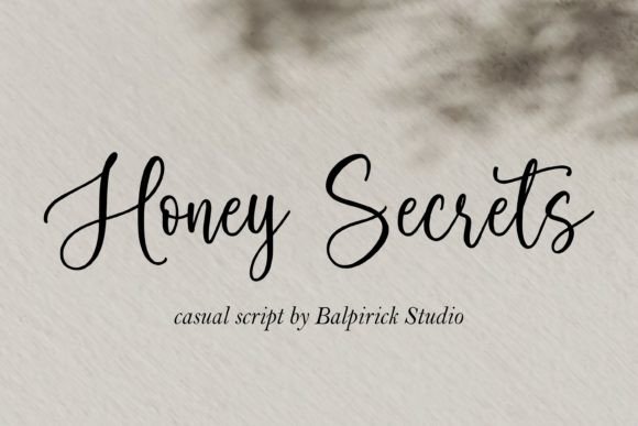 The Honey Secrets Script Font: A Designer’s Campaign Ally