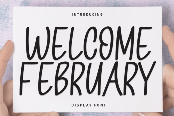 The Welcome February Font: An Authentic Touch for Web Design