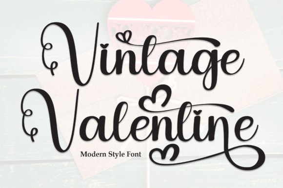 Using Vintage Valentine Font in Modern Web Design